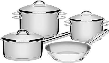 Jogo de Panelas de Aço Inox 4 peças Solar Tramontina