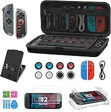 Estojo de Transporte para Nintendo Switch 2 (2025), Bolsa de Viagem Portátil com Revestimento Rígido e Protetor, Nylon Balístico Durável, Leve e de Grande Capacidade, Acessórios para Switch 2, Preto