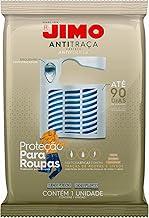 Jimo Anti-Traça Cartela 1 Unidade Inseticida Sem Cheiro Proteção para Roupas Livros Gavetas Armários Closets