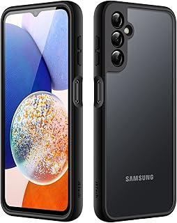JETech Capa Fosca para Samsung Galaxy A14 5G 6,6 Polegadas (Não para A14 4G), Case Protetora Fina Fosca Translúcida para Celular, Capinha Anti-Impressão Digital (Preto)