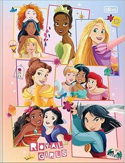 Caderno Brochurao Capa Dura Princesas 80Fls. Pacote Com 05-98256