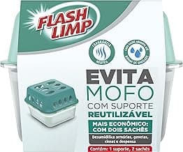 Flash Limp - Evita Mofo Reutilizável Com Refil Extra 400 G (800G Total) - AMO1843 com 10.03% de desconto por R$ 27,46 na amazon