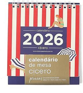 CALENDARIO DE MESA 13X15 CICEROS 2026 PRAIA