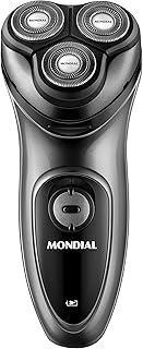 MONDIAL Barbeador Elétrico Power Shave, Preto/Prata, Bivolt - BE-02