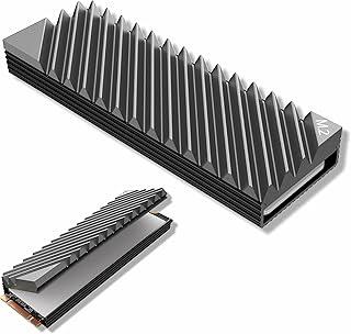 Dissipador de Calor para SSD M2 2280 em Alumínio, Com Thermal Pad - PROLONGA A VIDA ÚTIL DO SEU SSD - Desktop, PS5, PC - EASY IDEA NETWORK (Cinza)