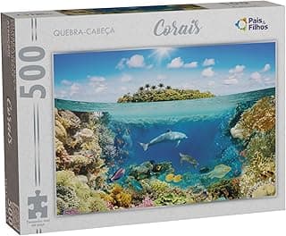 Pais & Filhos - Quebra-Cabeça Corais - 500Pçs com 30.54% de desconto por R$ 25,00 na amazon