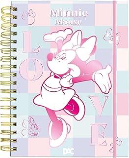 DAC - Caderno Smart Universitário com 80 folhas (90g) Fechamento em Elástico - Minnie