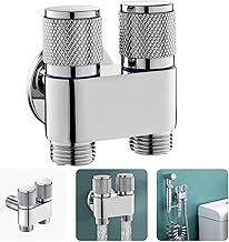 Misturador Duplo Cromado, Torneira Registro T Duas Saídas Valvula Dupla Inox Higiênica