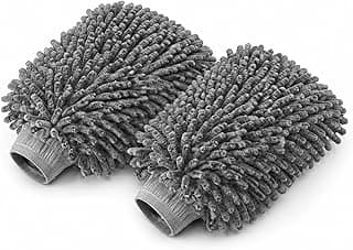 Kit 2 Luvas de Microfibra Limpeza Multiuso Macia Para Poeira Lavagem de Carros Limpa Vidros Móveis e Janelas Lava Rodas Alta Concentração de Espuma com 10% de desconto por R$ 26,99 na amazon
