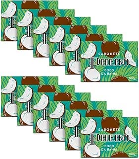 Phebo Sabonete, Coco da Bahia, 100g, 12 unidades com 17.8% de desconto por R$ 64,99 na amazon