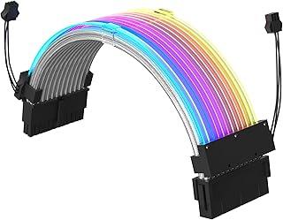 Cabo Extensão para Fontes Redragon 24 Pinos ATX ARGB para Placas Mãe