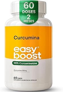 Curcumina Easy Boost 95% Curcuminoides 130mg 60 Capsulas