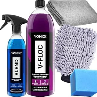 Cera Blend Spray Vonixx Carnaúba + Shampoo Neutro Super Concentrado V-floc 1,5l com 14.5% de desconto por R$ 111,14 na amazon