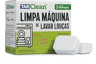 Tablete/Pastilha Limpa Maquina de Lavar Louças cx c/06 und de 20g (120g) NEUTRO com 48.28% de desconto por R$ 35,69 na amazon