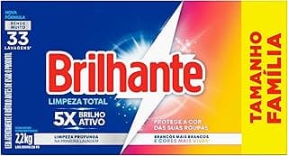 Brilhante Limpeza Total - Sabão Em Pó 2 2Kg