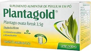 Planta Gold Psyllium Sem Sabor 3,5g 30 Sachês Fibras Naturais para Rotina Digestiva