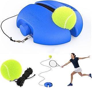 CHEGIF Bola de Rebote para Treinador de Tênis Com 2 Cordas, Equipamento de Treinamento Solo para Autoprática, Ferramenta Portátil, Kit de Rebote