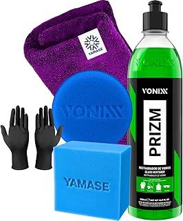 Kit produto para Limpeza Vidros Removedor de Calcificação Prizm Tira Chuva Ácida Vonixx