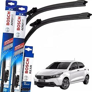 Kit Palheta Limpador Parabrisa Par Dianteiro e Traseiro Original Bosch Multiclip Argo 2023 À 2025