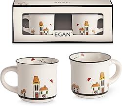 Egan, set 2 xic espresso nbc 80 ml le casette