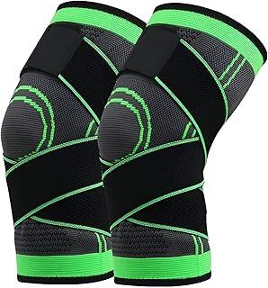 Kit 2 Joelheiras de Compressão Ortopédica Ajuste Anatômico Elástica Alívio de Dor no Joelho Esporte Academia Andarix