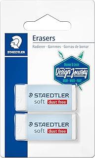 Borracha, Staedtler, Soft 43x19x13mm, blister 2 Unidades, 526S30BK2C