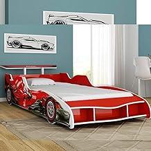 Cama Infantil Carro F1 090 Gelius Móveis Vermelho