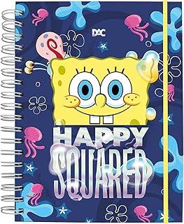 DAC - Caderno Smart Universitário com 80 folhas (90g) Fechamento em Elástico - Bob Esponja