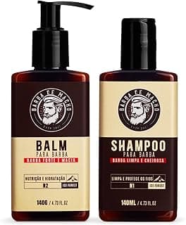 Kit Shampoo 140ml e Balm 140g Ice Forest para Barba - Barba de Macho com 27.59% de desconto por R$ 86,17 na amazon