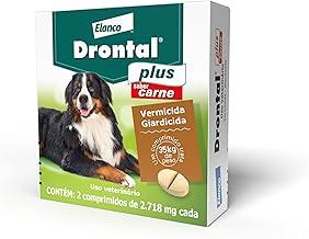 Vermífugo Bayer Drontal Plus Sabor Carne para Cães de até 35kg - 2 Comprimidos