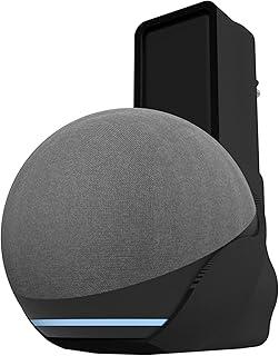 Splin Suporte All In One Tomada Para Smart Speaker Alexa Echo Dot 5 ou 4 - Amazon - Modelo Compacto 3.0 (preto)