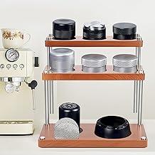 Estação de Adulteração de Café de Três Camadas, Estação de Adulteração de Café Expresso, Suporte Multifuncional Armazenamento de Ferramentas de 3 Camadas