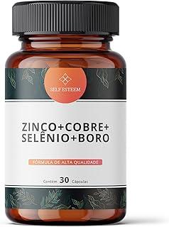 Zinco 30mg + Cobre 2mg + Selênio 200mcg + Boro 9mg 30 cápsulas