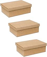 Caixa em MDF para Artesanato - Kit 03 unidades - Tamanho da Caixa: 10x15x5cm