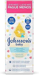 Quadrados de Algodão Recém-Nascido JOHNSON’S® baby 100 unidades