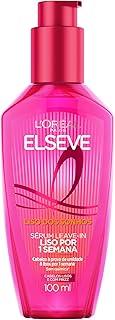 L'Oréal Paris Elseve Liso dos Sonhos, Sérum Leave-in com Tecnologia Ativada por Calor para Efeito Liso por 1 Semana, Antifrizz, Protetor Térmico e Barreira Contra Umidade, 100ml