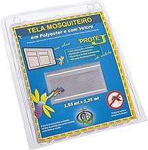 Tela Mosquiteiro Com Velcro Protej Branca