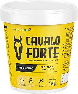 Suplemento Cavalo Forte Crescimento Potros 1KG | Nutrição para Desenvolvimento Ósseo, Massa Muscular e Estrutura | Rico em Lisina, Cálcio e Minerais Essenciais | Formulado po Veterinários | VeterinUp