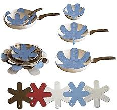 Conjunto Descanso de Panela Quente 8 Unidades Protetor Mesa Térmico Anti Risco Protetor de Panela Sisal Azul Claro