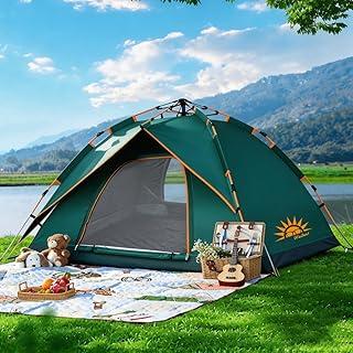 New Hawaii Barraca de Acampamento a Prova d'água,Barraca Camping Automático 3-4 Pessoas 210 * 210 * 138cm