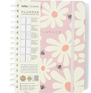 PLANNER PERMANENTE WIRE-O MELISSA SEMANAL NOTAS A5 PINK BLOOMY