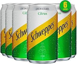 SCHWEPPES Citrus Leve em Açucares 350ml (6 Latas)
