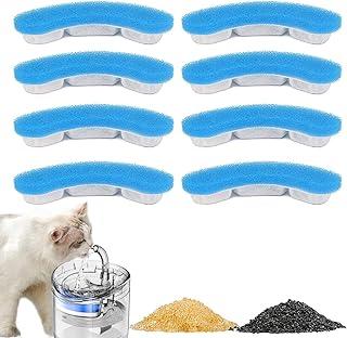 Kit com 8 Substituição Do Filtro Fonte Para Gatos Compatível com bebedouro de fonte de água para animais de estimação