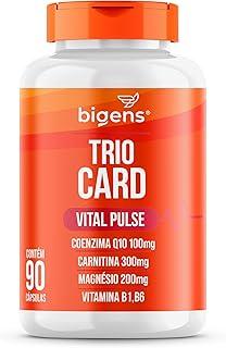 Trio Card Vital Pulse, Coenzima Q10, Carnitina e Magnésio, Unidade com 90 Cápsulas, Bigens