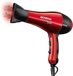 MONDIAL Secador, Infinity Íon 2500, 220V, Preto/Vermelho, 1900W - SC-12