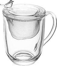 WOLFF - Caneca com Tampa e Filtro Bird 350ml Cristal
