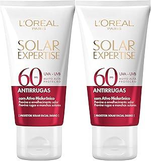 Kit L'Oréal Paris Solar Expertise Protetor Facial Antirrugas Fps 60 40g - 2 unidades