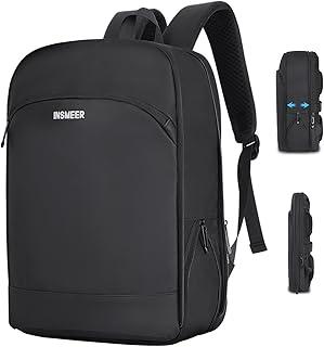 INSMEER Mochila Para Notebook Ultrafina,Mochila Executiva Expansível Para Masculina E Feminina,Mochila Viagem Impermeável Para Trabalho E Escola