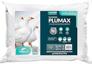 Travesseiro Toque de Pluma - Plumax Percal - Integralmente lavável em máquina - P/fronhas 50x70 cm - Fibrasca