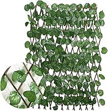 Treliça Gradil Folhagem Cerca Gradil Painel Expansível 2m Artificial Decoração Parede Jardim Expansiva